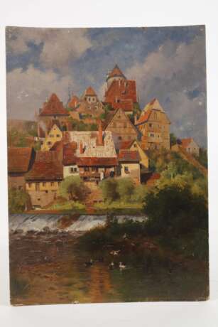 Adolf Thamm, attr., "Schwäbisches Städtchen" - photo 2
