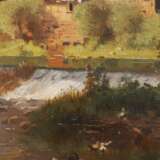 Adolf Thamm, attr., "Schwäbisches Städtchen" - photo 3