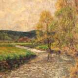 Walter Löhner, attr., Frühlingshafte Flussaue - photo 1