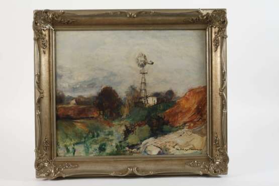 Max Schwimmer, Landschaft mit Windrad - photo 2