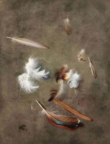 Willy Kriegel, Stillleben mit Vogelfedern - photo 1