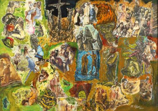 Manfred Leibl, Collage zur Weltreligion - photo 1