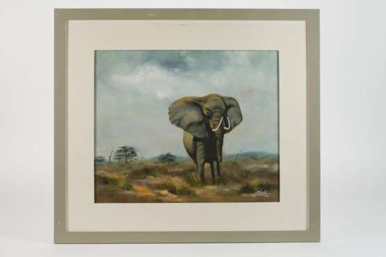 Manfred Leibl, Elefant in der Savanne - photo 2