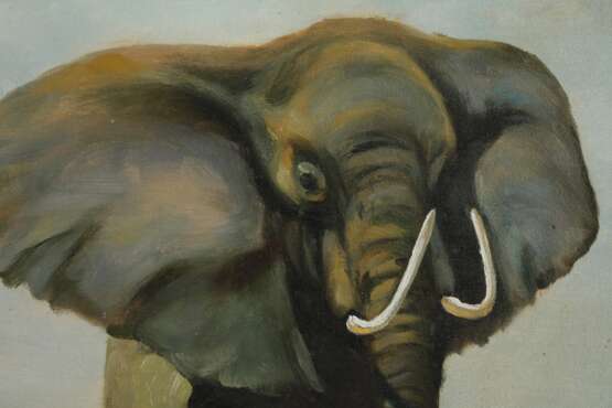 Manfred Leibl, Elefant in der Savanne - photo 4