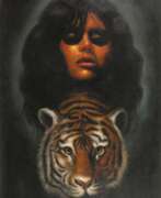 Обзор. Manfred Leibl, Mädchenportrait mit Tigerkopf