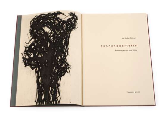 Max Uhlig, Künstlerbuch "Sonnenquartett" - Foto 1