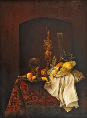 Stillleben mit Früchten nach Willem Kalf - фото 1