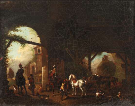 "Der Gasthofstall" nach Wouverman - photo 1