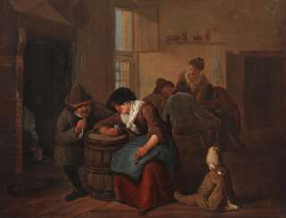 Bauern in der Wirtsstube
