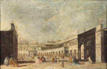 Der Markusplatz in Venedig nach Francesco Guardi