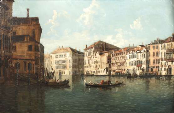 William Callow, attr., Am Canal Grande in Venedig - photo 1