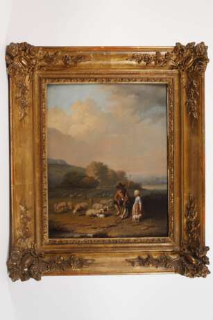 Henri De Pratere, Schäfer in Herbstlandschaft - photo 2