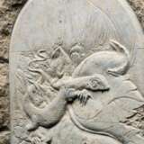 ЯЩЕРКА Sandstone Stone carving Animalistic 2000 - photo 2