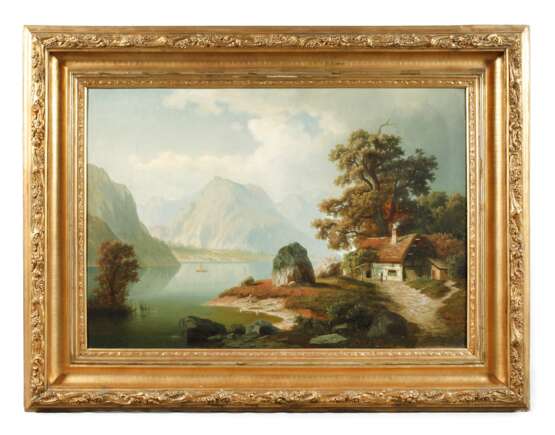 Eduard Hein, attr., Romantische Gebirgslandschaft - photo 1