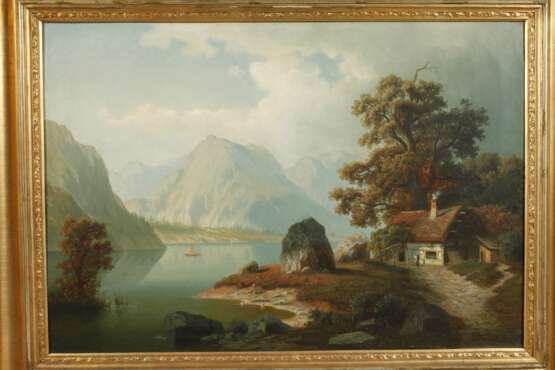 Eduard Hein, attr., Romantische Gebirgslandschaft - photo 2