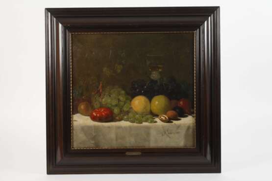 H. Leinweber, Früchtestillleben mit Weinglas - photo 2