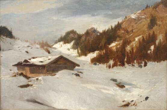Ernst Meissner, "Winterlandschaft" - photo 1