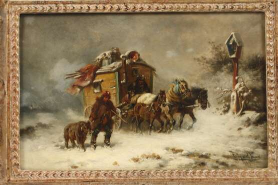 Fritz van der Venne, Fahrendes Volk im Winter - photo 2