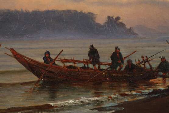 Charles Wirgman, Fischer vor der Kulisse des Berges Fuji - Foto 4