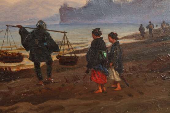 Charles Wirgman, Fischer vor der Kulisse des Berges Fuji - Foto 5