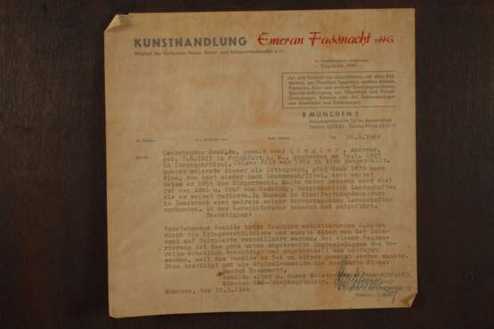 Andreas Ziegler, attr., Waldinneres - Foto 6
