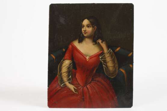 Biedermeier-Miniatur-Damenportrait - photo 2
