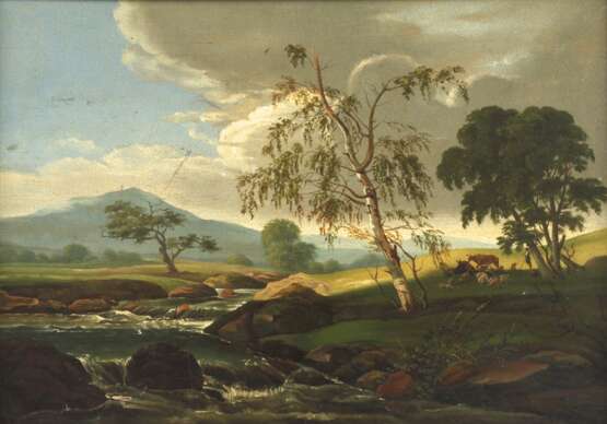 Landschaft bei aufziehendem Gewitter - Foto 1