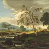Landschaft bei aufziehendem Gewitter - Foto 1