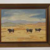 Manuel Blesa, Stiere in sonniger Landschaft - photo 2