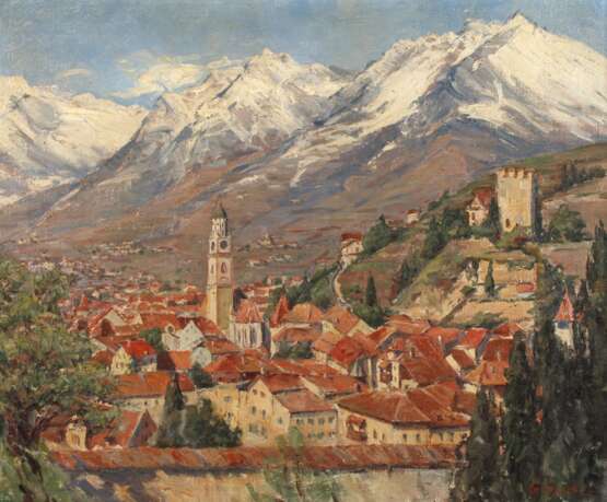 G. Gause, Blick auf Meran in Tirol - photo 1