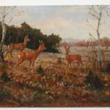 Franz Hienl-Merre, Rehe am Waldrand - Foto 3