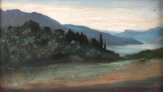 Georg von Hoesslin, Mystische südliche Landschaft - photo 1