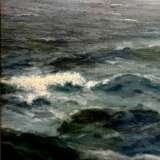 Paysage marin avec voilier d&amp;39;Alexander Reich-Staffelstein XXe si&egrave;cle Toile 20th century - photo 5