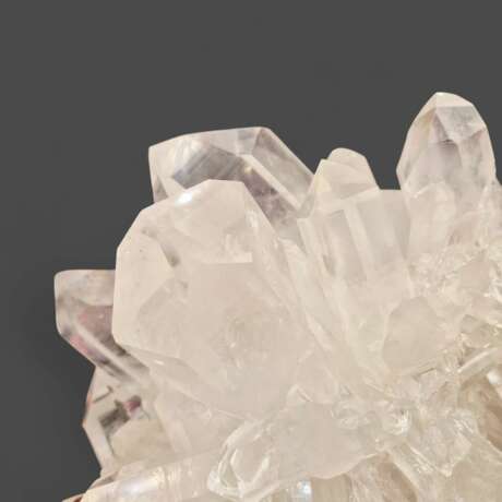 Amas monumental de cristal de roche naturel du Br&eacute;sil 30 kg collect&eacute; vers 1980 Kristall 20th century - Foto 14
