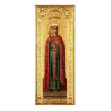Icon of St. Alexandra. The turn of the 19th and 20th centuries. Wood gesso gilding tempera Neo-Russian At the turn of 19th -20th century - photo 1