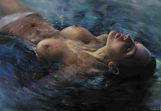Kirillova Julia Nude Pastel Painting 21st Century. Paper 21th century - photo 1
