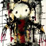 Doom Paper India Ink Abstract Expressionism artbrut Germany 2025 - photo 1