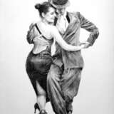 Танго ! Paper Charcoal Romanticism Figurative art Россия Томск 2025 - photo 1