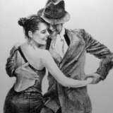 Танго ! Paper Charcoal Romanticism Figurative art Россия Томск 2025 - photo 2