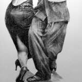 Танго ! Paper Charcoal Romanticism Figurative art Россия Томск 2025 - photo 3