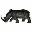 Carved wood rhinoceros, Circa 1950 - Kauf mit einem Klick