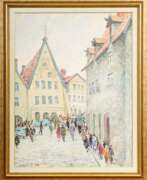Product catalog. Landscape. People in the streets