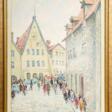 Paysage. Les gens dans les rues - Achat en un clic