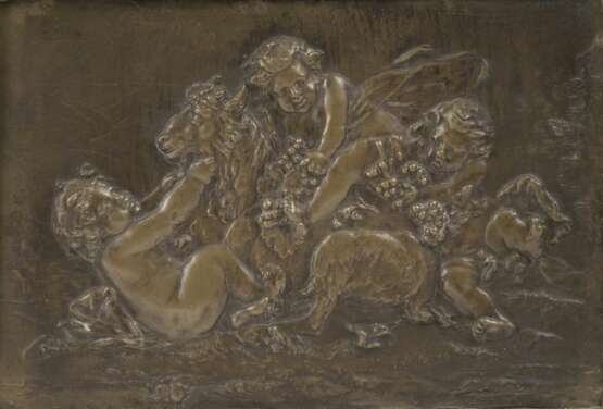 Bronzerelief 'Bacchanal' in der Art von Clodion - photo 1