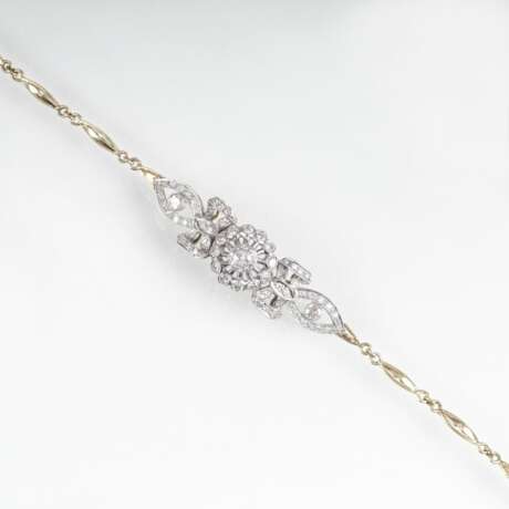 Zierliches Diamant-Armband in Jugendstil-Manier - фото 1