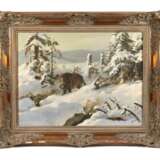 Fritz Laube, "Keiler" in Winterlandschaft - photo 1