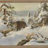 Fritz Laube, "Keiler" in Winterlandschaft - photo 2