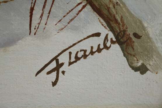 Fritz Laube, "Keiler" in Winterlandschaft - photo 3