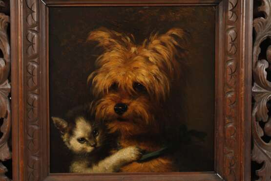 Hedwig von Lepel-Gnitz, attr., Hund und Katz - Foto 2