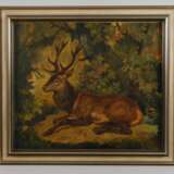Heinrich Linzen, "Hirsch im Bett" - фото 2